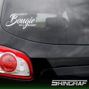 Bougie On A Budget - 7.5" Vinyl Decal